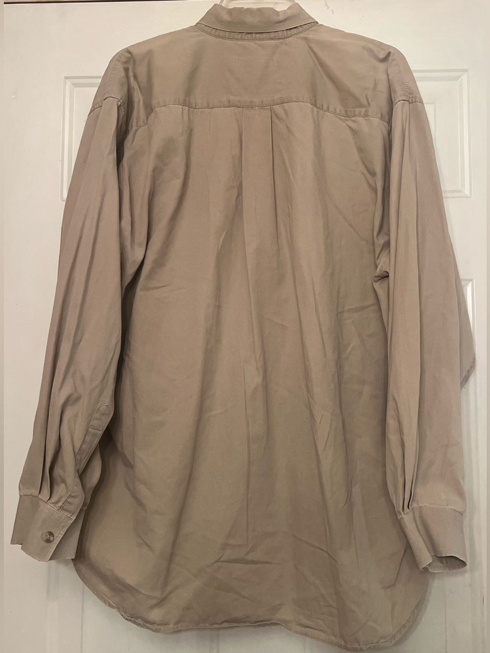 Alexander Julian Colours XL Khaki 100% Cotton Button Down Shirt Long Sleeve - Picture 3 of 7